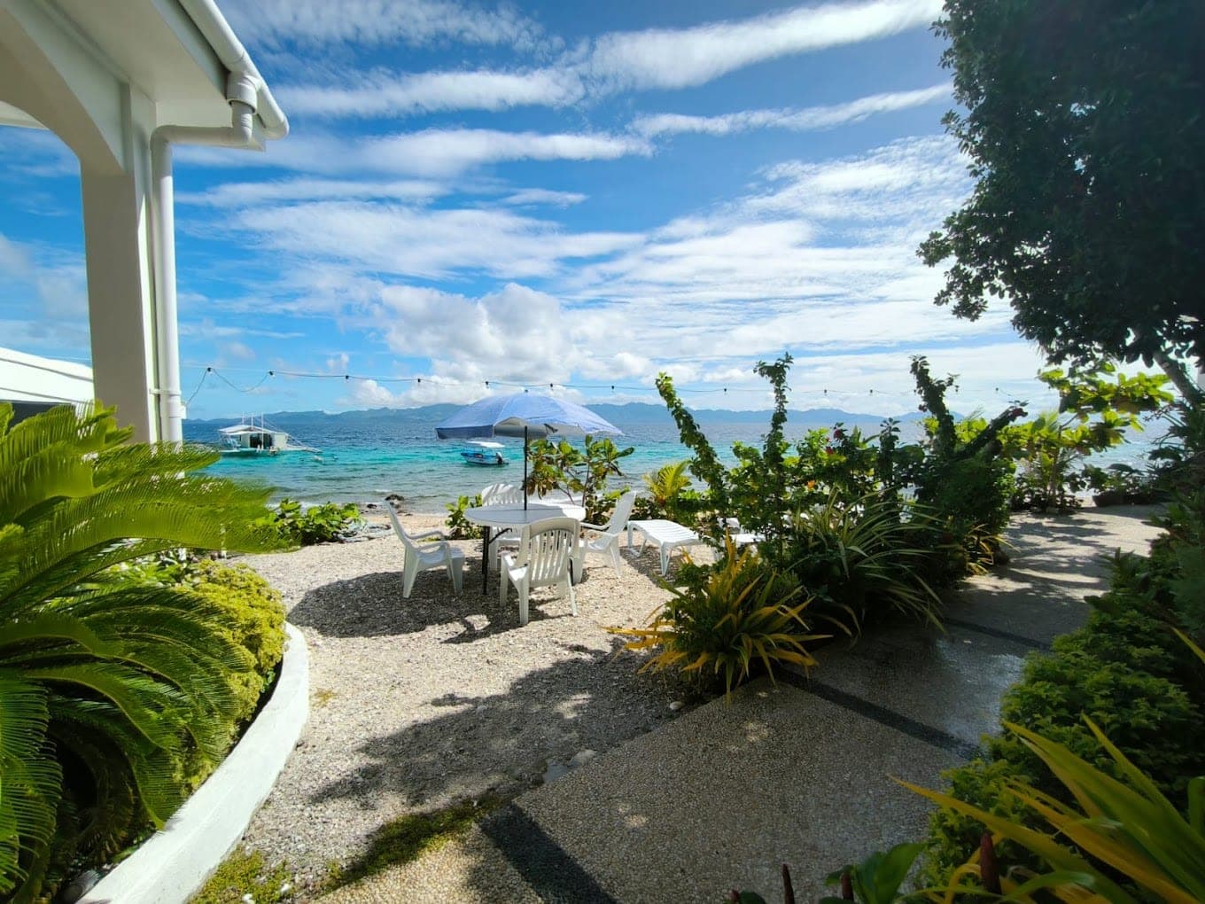 Oceanfront room interior